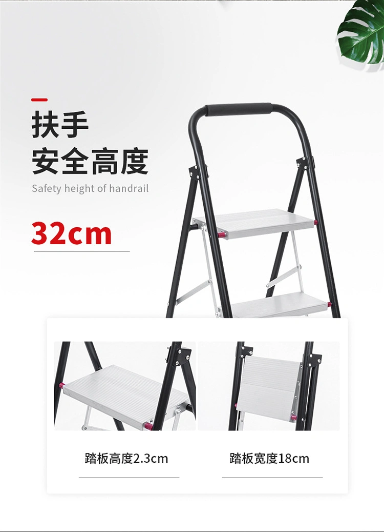 2 in 1 Aluminum Ladder and Trolley Cart Folding Design