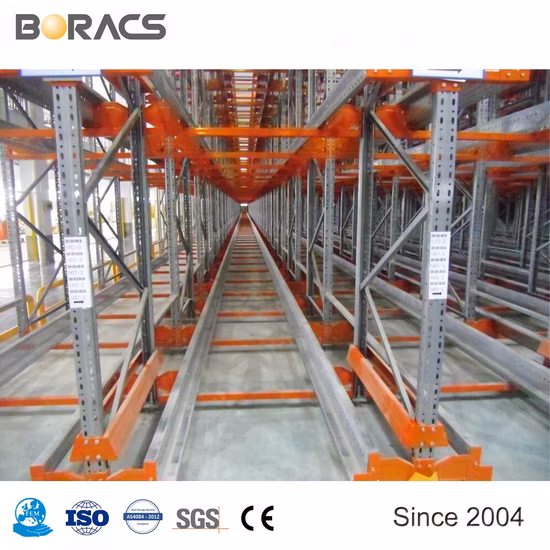 Radio Shuttle Storage Pallet Rack for High Density Industrial Warehouse