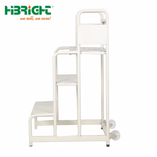 3-Step Ladder High Quality Warehouse Ladder Truck Cart