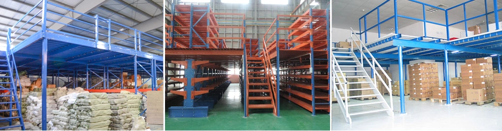 Warehouse Heavy Duty Multi Shelves Racking System Steel Mezzanine Storage Shelf Rack