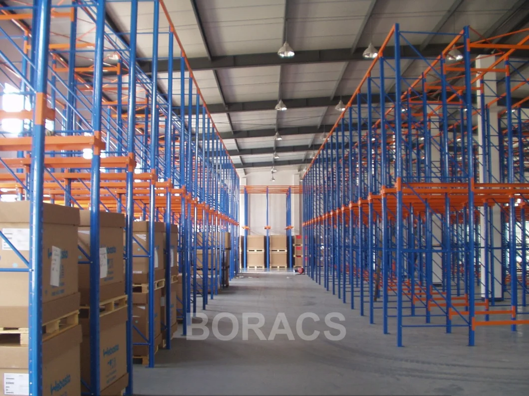 OEM Heavy Industrial Adjustable Warehouse Storage Rack Metal Drive in Pallet Racks/Steel Drive in Racking Filo Racking