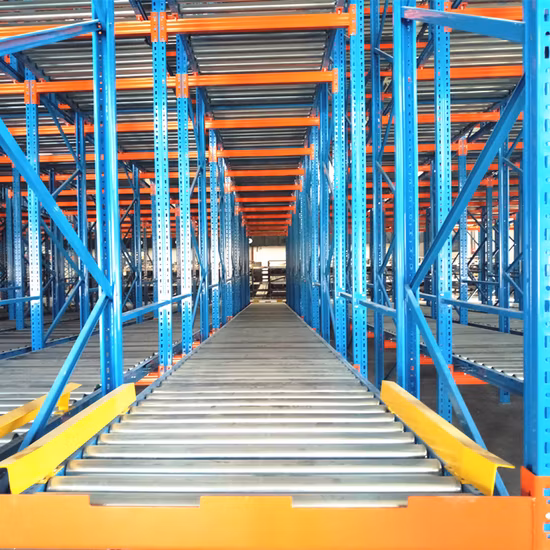 Warehouse Storage Gravity Roller Pallet Rack