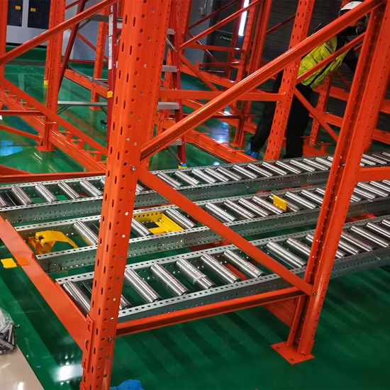 Warehouse Storage Gravity Roller Pallet Rack