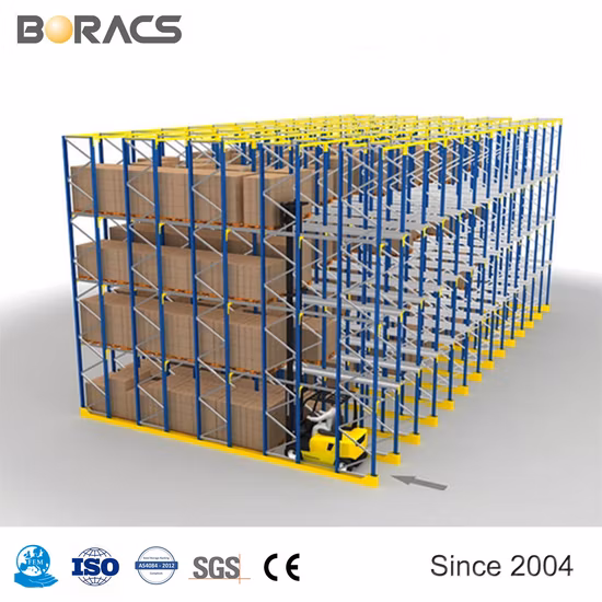 OEM Heavy Industrial Adjustable Warehouse Storage Rack Metal Drive in