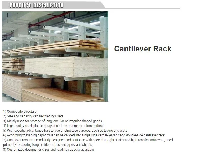 Cantilever Racking, Storage Racks, Warehouse Shelf, Shelving