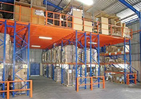The Latest Warehouse Rack Multi Storage Rack Supported Mezzanince for Plastic Pallet.