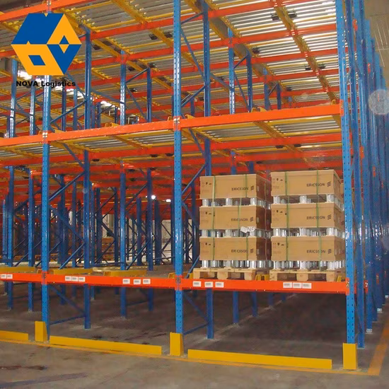 Warehouse High Density Gravity Roller Pallet Rack