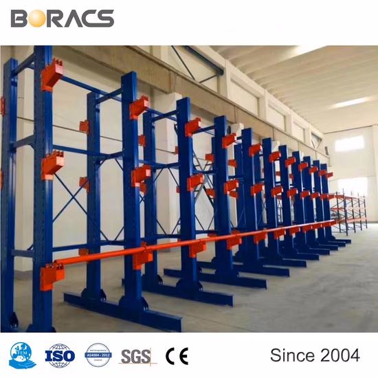 OEM and ODM Heavy Duty Adjustable Industrial Steel Metal Warehouse Storage Cantilever Racking/Steel Cantilever Racking