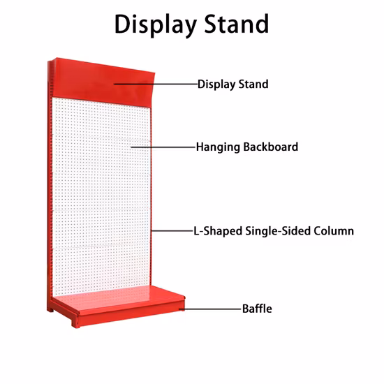 Commercial Shelf Hardware Tools Display Rack Shelf Display Hanging Storage Tool Pegboard Display Rack Shop Racking