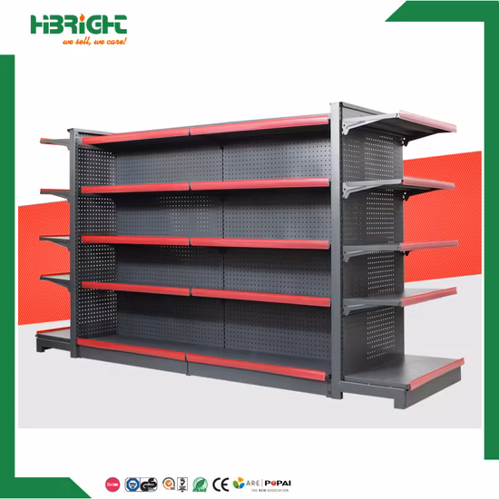 Convenience Store Supermrket Double Sided Shelf