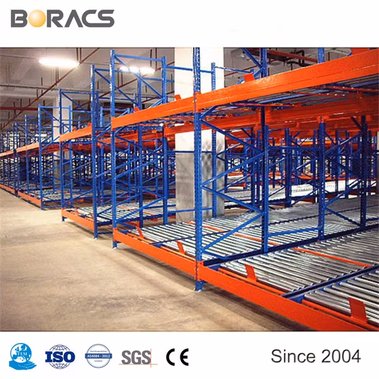 Industrial Customized Adjustable Density Metal Storage Steel Gravity Pallet Racking