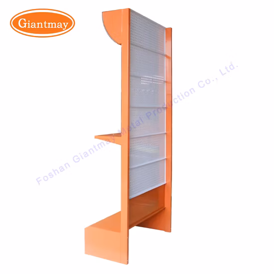 Exhibition Equipment Supermarket Pegboard Floor Display Rack for Power Tools